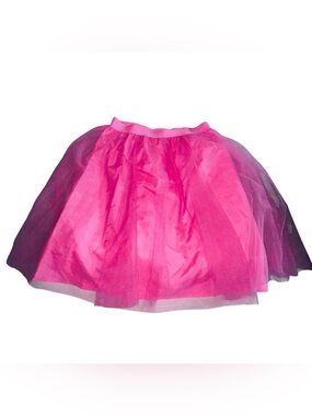 a new day Hot Pink Layered Tulle Skater Skirt